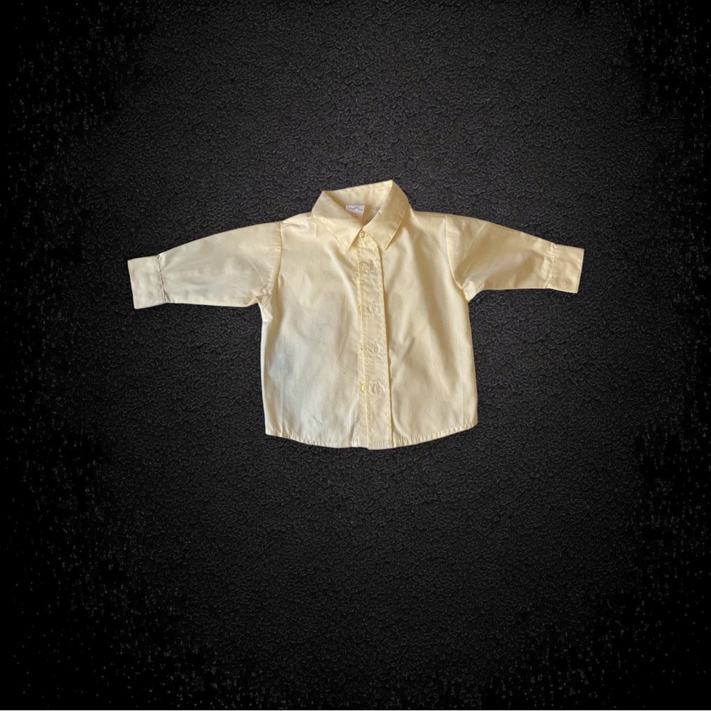 Starting Out boys yellow buttoned down long sleeve.